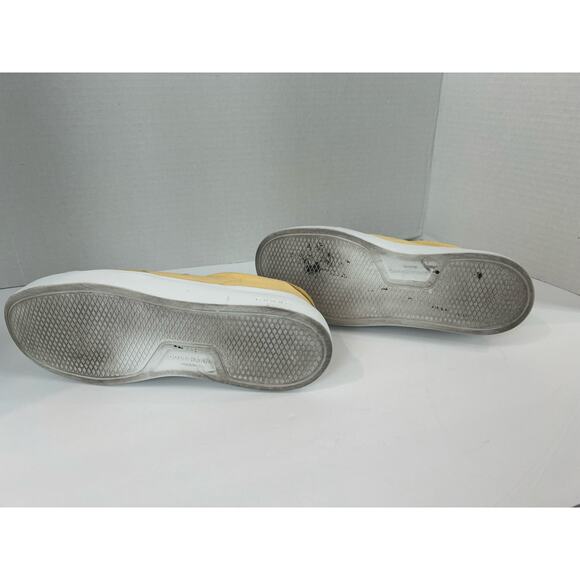 Cole Haan GrandPro Rally Women's Yellow Suede Canvas Lace Up Sneaker Shoes  8 - Picture 8 of 9